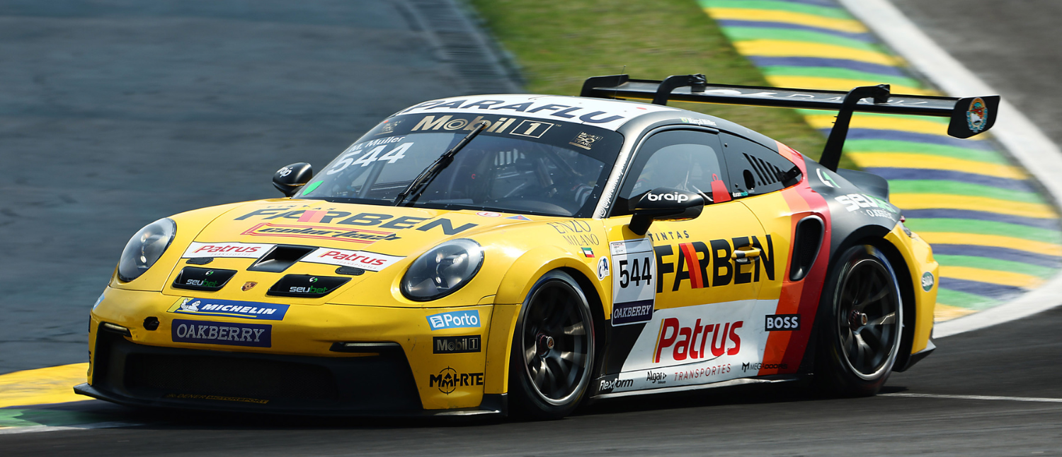 Marçal Muller é o mais rápido do 1º dia na decisão do título da Porsche C6 Bank Carrera Cup