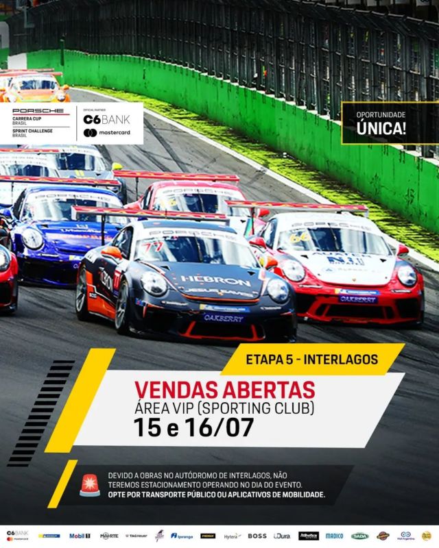Interlagos terá encontro de carros Porsche, no sábado, dia 3/12